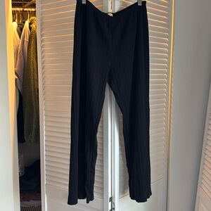 DONNI POINTELLE SIMPLE CROP BLACK SIZE M